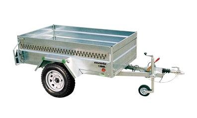 Remolque de Carga Galvanizado Serie 2000 1850x1100x440 mm | 750 kg