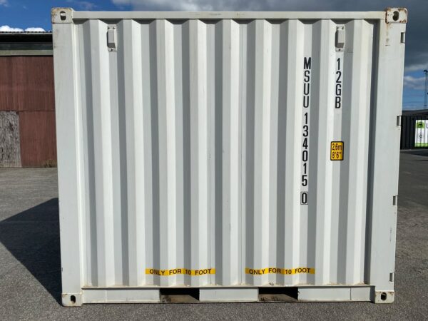 Container 10 pies Blanco Crema RAL 9001 - Depósito Externo