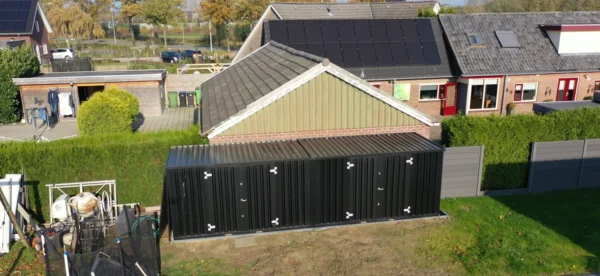 container-desmontavel-padrao-8x2m-preto-ral-9005_1 Container Desmontable Padrão 8x2m Negro RAL 9005