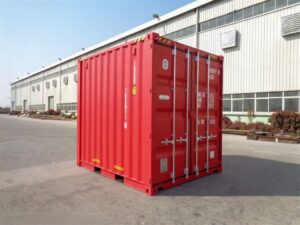 Container One-Way 10' HC Rojo RAL 3020 - Alta Calidad