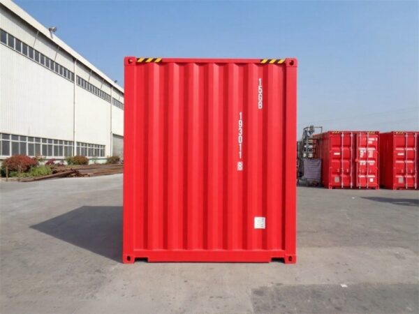 Container One-Way 10' HC Rojo RAL 3020 - Alta Calidad