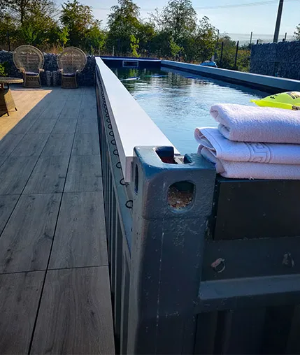 Container Piscina 40 pies - Piscina Container 12 Metros