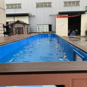 Container Piscina SP02 11,8m Revestimiento en Fibra de Vidro