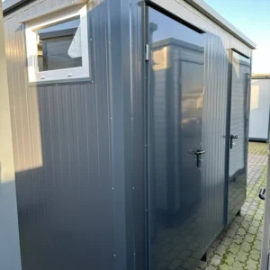 Container Sanitario Duplo 3x2 m con Duas Cabina Independentes