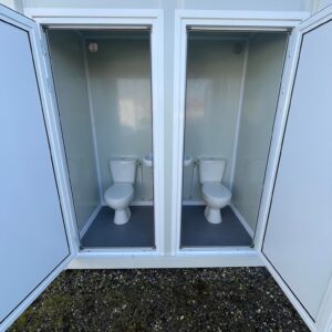 Módulo Sanitario Duplo WC - 2 Cabina Independentes