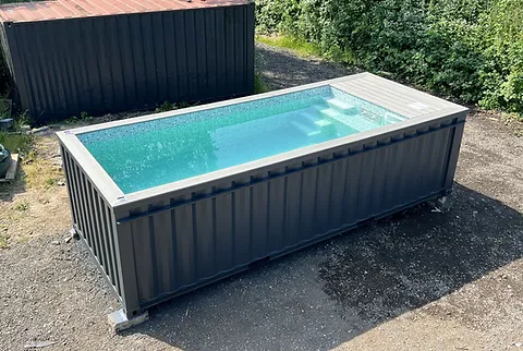 Piscina Container 20 pies con Jato de Natación Contracorriente
