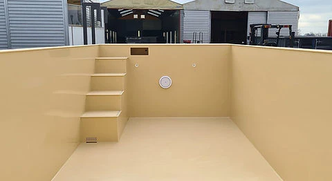 Piscina Deportiva y Spa en Polipropileno con Hidromasaje