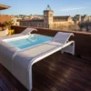 Piscina Mariposa GRE con Tumbonas Integradas
