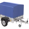 Remolque Basculante 150 KIPP 150x106 cm con Lona Alta Azul