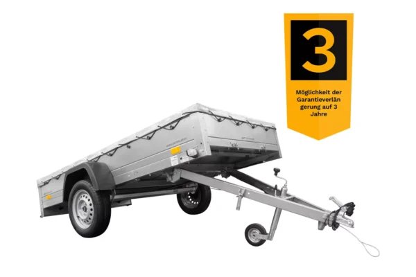 Remolque Basculante Garden Trailer 264 KIPP con Lona Plana