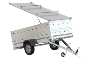 Remolque Garden Trailer 264 KIPP Basculante con Rejillas y Tapa de Alumínio