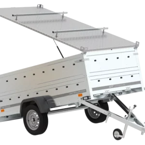 Remolque Garden Trailer 264 KIPP Basculante con Rejillas y Tapa de Alumínio