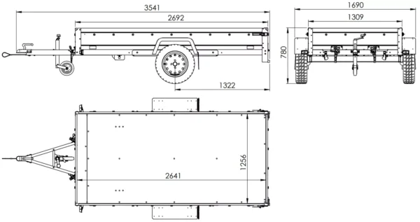 reboque-garden-trailer-264-kipp-basculante-com-grades-e-tampa-de-aluminio_3 Remolque Garden Trailer 264 KIPP Basculante con Rejillas y Tapa de Alumínio